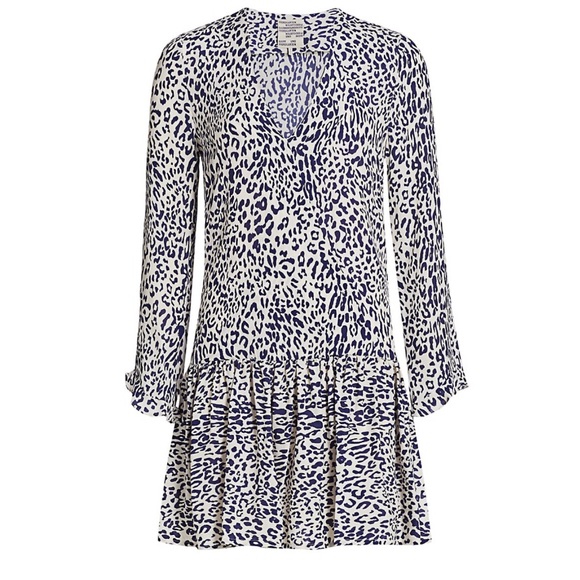 Baum Und Pferdgarten Alda Navy Leopard Shift Dress - Picture 6 of 7